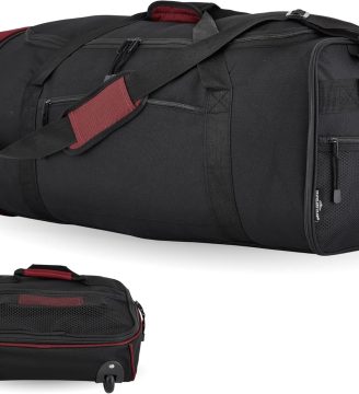 32-inch Collapsible Expandble Travel Rolling Duffel Bag